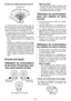 Page 22
-  - 

Portée de la télécommande sans fil
Environ 50 cm
Verticalement
Environ 60° Environ 60° 
La  télécommande  doit  être  opérée  dans  les 
50 cm  environ  et  à  environ  60º  verticalement 
ou  horizontalement  de  la  perpendiculaire  par rapport au récepteur à infrarouge de l’outil.
• l  se  peut  que  vous  ne  puissiez  pas  opérer 
la  télécommande  dans  ces  circonstances, même à l’intérieur de sa portée.
•  Si un objet se trouve entre le transmetteur 
de  la  télécommande  et  le...