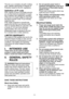 Page 5- 5 -
This tool, as a complete unit with a battery 
pack, satisfies appropriate IP Degrees of 
Protection based on the IEC regulations.
Definition of IP codeIP5X: Ingress of dust is not totally prevent-
ed, but dust shall not penetrate in a quan-
tity to interfere with satisfactory operation 
of the tool or to impair safety (In case that 
the talcum powder under 75 μm intrudes 
inside the tool).
IPX6: Water projected in powerful jets 
against the tool from any direction shall 
have no harmful effects (In...