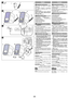 Page 2EnglishEnglishFrançais
2
  Supplied accessories
Please check and identify the supplied 
accessories.
Use numbers indicated in parentheses 
when asking for replacement parts. “As of 
July 2006”
(Only for U.S.A.)
To order accessories contact 1-800-332-
5368 or the website (http://www.pasc.
panasonic.com).
1 AC adaptor (RFX8707)
  Names of the parts
a
 Left speaker   b
 Right speaker
c
 AUDIO IN plug    d
 Volume control
e
 Operation indicator
f
 Power switch [ON/OFF]
g
 Bass sound output area
h
 Audio...