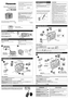 Page 1Function
Stop
Fast forward or rewind
Temporary stop
Function
Stop
Temporary stop
Operation
Press [
∫, STOP]
.
Set [
PAUSE]to 
PAUSE.
To resume recording set it to OFF position.
Before connecting, operating or adjusting this product,
please read these instructions completely. Please keep
this manual for future reference.
Before operation
Remove the head spacer.
F
MA
M530T
U
N
E8
89
29
61
0
01
0
41
0
8M
H
zkHz600
800
1000
1300
1700
Stereo Radio Cassette Recorder
Operating Instructions
Model No.
RQ-A220
P...