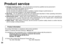 Page 3030
RQT8841
Product information
1. Damage requiring service – The unit should be serviced by qualified service personnel if:
(a) Objects or liquids have gotten into the unit; or
(b) The unit has been exposed to rain; or
(c) The unit does not operate normally or exhibits a marked change in performance; or
(d) The unit has been dropped or the cabinet damaged.
2. Servicing – Do not attempt to service the unit beyond that described in these operating instructions. 
Refer all other servicing to authorized...