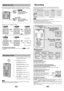 Page 24 (A, B, C, D)
LP (Long play)
RR-QR200
2Within 10 seconds, 
press [PLAY/STOP, SEL] 
to set the item.
3the day2the month1the year
Model
Folders
Available
recording
time
Recording mode
412 or 24 hour 
time display
Changing modes
Each time [MODE] is pressed, the modes
change in the following order.
Locking ﬁles (see page 8)§
v
Recording mode(see page 5)
v
Microphone sensitivity(see page 5)
v
Voice activated system(see page 5)
v
Playback speed(see page 6)
v
Operation tone(see page 11)
v
Timer recording(see...