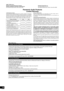 Page 14RQT8808
14
Customer Services Directory
Accessory Purchases
Obtain Product Information and Operating Assistance; locate your nearest Dealer or Servicenter; purchase Parts and
Accessories; or make Customer Service and Literature requests by visiting our Web Site at:
http://www.panasonic.com/consumersupportor, contact us via the web at:
http://www.panasonic.com/contactinfoYou may also contact us directly at:
1-800-211-PANA (7262),
Monday-Friday 9 am-9 pm; Saturday-Sunday 10 am-7 pm, EST.
For hearing or...