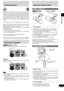 Page 5Before using
5
RQT6085
Battery installation
About the remote control
Selecting fine audio equipment such as the unit you’ve just pur-
chased is only the start of your musical enjoyment. Now it’s time to
consider how you can maximize the fun and excitement your equip-
ment offers. This manufacturer and the Electronic Industries Associ-
ation’s Consumer Electronics Group want you to get the most out of
your equipment by playing it at a safe level. One that lets the sound
come through loud and clear without...