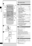 Page 8Before using
8
RQT6243
TESTESTCH SELECTCH SELECTCH H LEVEVEL
SUBWOOFER
789
0
DISDISPLAYAYDIDIMMEMERPLAY  AY MODE
PROGRAM
45610
MU TING
PRESET EQ
CLCLOCKCK TIMER TIMERPLAY
RECRECSLEEPSLEEPAUTO OFFTO OFF
DISC123
TUNERCD
S.SOUND EQ
VOLUMEVOLUME
TAPE
DEDELAYAYPL
AUXDIGITAL-IN
REWFF
2
25
24
9 ,
26
1920
14
30
32
31
21
34
36
23
27
17
29
12 10 ,
11
35
33
30 30 ˚˚
28
A
B
C
Buttons
Buttons such as 2 function in exactly the same way as the buttons
on the main unit.
No. Name Ref. page
/Sleep timer/auto off button...