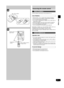 Page 9Before using
9
RQT5769
Concerning the remote control
Battery installation
Insert the batteries observing the correct polarities (e, d).
Use of batteries
•Align the poles (+ and –) properly when inserting the batteries.
•Do not mix old and new batteries or different types of batteries.
•Do not recharge ordinary dry cell batteries.
•Do not heat or disassemble the batteries. Do not allow them to
contact flame or water.
•Remove the batteries if the unit is not to be used for a long time.
•Do not keep...