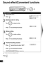 Page 2828
RQT8549
Sound effect/Convenient functions
 To return to the previous display/To cancel
Press
AUTO SPEAKERDETECTORADVANCED
DUAL AMPBI-AMPWIRELESSREADY
POWERSPEAKERSABAUTO SPEAKER
DETECTORMULTI CHSURROUND
AUXS VIDEO INVIDEO INLA
UDIO
 INR
MENU
SETUP
RETURNINPUT SELECTOR
ENTERVOLUMEHDMI
TUNEMENU
SETUP
RETURNINPUT SELECTOR
ENTER
Basic operation
1
Entering the menu
Press • The display shows the menu for the
operation.
Example: “Adjusting the bass”
2
Selecting an item for setting
Turn   to select an item....