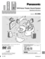 Page 1PPC
DVD Home Theater Sound System
Operating Instructions
Model No. SC-DM3
RQT6220-2P
[For\U.S.A.\only]
The warranty can be found on page 34.
Before connecting, operating or adjusting this product, please read
these instructions completely.
Please keep this manual for future reference.
AUDIO/
VIDEO
As an ENERGY STAR® Partner, Panasonic has
determined that this product meets the ENERGYSTAR® guidelines for energy efficiency.The region number of this unit is “1”.
You can play DVD-Video marked “1”, “ALL”, or...
