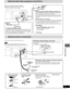 Page 2929
RQT6220
Other functions
LOOPEXTAM ANT
S-VIDEO
OUT
VIDEO
OUTAUX
FM
  ANT 75
 5–12m
1
2
11 2
FM
  ANT 75LOOP
S-VIDEO
OUT
VIDEO
OUTEXTAM ANT
AUX
RL
S-VIDEO IN
R
L
White
 (L)
Red
 (R)
AUDIO OUT
Optional audio/video equipment connections
AM outdoor antenna (Using a vinyl wire)Run a piece of vinyl wire horizontally across a window or other conve-
nient location.
Leave the loop antenna connected.
TV with an S-VIDEO terminalThe S-VIDEO OUT terminal achieves a more vivid picture than
VIDEO OUT terminal by...