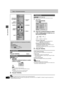 Page 1616
RQT6815
Disc operations
Discs —Convenient functions
[DVD-A]
Press [1 DVD/CD].
[DVD-A] [DVD-V] [VCD] [CD] 
1[DVD-A] [DVD-V]
Press the numbered buttons to select 
a title or a group.
Example: [DVD-V]
[DVD-A]
≥You can select more than one group.
≥To enter all groups, select “All” using [2, 1] and press 
[ENTER].
≥To deselect a group, press the numbered buttons 
corresponding to the group you want to clear.
2Press [1 DVD/CD].
[DVD-A] [DVD-V] [VCD] [CD] [WMA] [MP3]
You can select up to 24 items to play in...