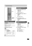 Page 2727
RQT6815
Other functions
Convenient functions
[RAM] [DVD-A] [DVD-V] [CD]
Discs recorded with 2-channel LPCM at 44.1 kHz or 48 kHz
This feature gives you a more natural sound by adding the higher 
frequency signals not recorded on the disc.
[WMA] [MP3]
Discs recorded at 44.1 kHz or 48 kHz
This feature reproduces the frequencies lost during recording to give 
you a sound closer to the original.
During play
Press [DOUBLE RE-MASTER].
Each time you press the button:
[Note]
The actual output sampling...