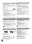 Page 6
6
RQTV0288

➡ Page 3 for the buttons position of remote control and main unit.
Remote controlMain unit
To pause track
To skip a track(During play/pause)
To search the current track(During play/pause)
press and holdpress and hold
When you select another source or turn the main unit off, the iPod turns off.
FMAM
Receive the radio stations after connecting the antenna. Then attach the antenna cord to a wall or pillar where there is good reception.
To improve FM sound qualityPress and hold [PLAY MODE] to...