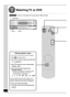 Page 1414RQT9223
Step
4Watching TV or DVD
ENTER
SUB MENU
S
TV/VIDEO
Testing speaker output
You can conﬁrm audio output using the test signal.
1. Press        to turn the unit on.
2.  Press           to select an input source other than “TV ” or “BD/DVD P. ”.
3.

  Press       
 to adjust the v
 olume range between  
–30dB and –35dB.
4.

  Press        
 to test audio output fr
 om all 
connected speakers. •  Speakers are displayed in the following order. 
(The test signal is output only when the 
connected...