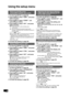 Page 4040RQT9223
Using the setup menu
Reducing standby power 
consumption (po
wer save mode)
1.  To enter the SETUP (
➔ pa ge 36)
2.  Press [ e][
r ] to select 
 “HDMI ”, and press 
[OK] to conﬁrm.
3.
  Press [ e][
r ] to select 
 “STNBY ”, and 
press [OK] to conﬁrm.
4.
  Press [ e][
r ] to select 
 “OFF ”, and press 
[OK] to conﬁrm.
OFF :  When you wish to reduce standby power 
consumption
ON :  
When you activate the standby through function 
( ➔  page 13) (standby power consumption becomes 0.8 
W in this...