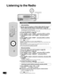 Page 4848RQT9223
Listening to the Radio
Preset tuning
Auto presetting
1.  Set the channel reception to FM 87.9 MHz (200 kHz steps) /  FM 87.5 MHz (100 kHz steps) or AM 520 kHz ( ➔ page 49).
•  You can start with the frequency you like. In that case, stations with frequencies before 
the starting point cannot be memorized.
• Up to 30 stations can be set in each band, FM and AM.
2.  To enter the SETUP ( ➔ pa ge 36)
3.  Press [ e][
r ] to select 
 “TUNER ”, and press [OK] to conﬁrm.
4.
  Press [ e][
r ] to select...