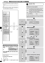 Page 1212
RQT6840
Settings
Step 3INPUT MODE
STEREO/
2CH MIXDOLBY
PRO LOGICNEO:6 SFC SLEEP
TONE/
BALANCELEVEL EFFECT
–/L+/R
ENTER
^^
DISC
RECEIVERAV SYSTEM RECEIVER
CD
VCRTUNER/BANDRECEIVER
CH
VOLUME
SKIP
–  TV VOL  +
TOP MENUMENU
DIRECT  NAVIGATOR
DISPLAY
DIMMERSUBWOOFERMUTING TV/VIDEORETURNPLAY
  LIST
SLOW / SEARCH
DIRECT TUNING
TAPE
1
23
7
0 89
10
4
56
>=
DVD
2CH / 6CH
TV
ENTER
gh uit yq
-TEST/–SETUP
ENTER
RETURN
-TEST/–SETUP
On Screen Display mode
¡Use the on screen display to change the settings to suit...