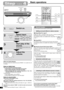 Page 14Using NEO:6
14
RQT6840
Switch on.
Select input.
Start play of the
source.
The unit sets the sound mode to suit
the input signal.
Adjust the
volume.
1
2
3
4
INPUT SELECTOR
POWER 8
DOWN UPVOLUME
POWER 8DTS DTS-ES NEO:6FM MODEINPUT SELECTORMEMORYVOLUME
PHONESDOWN UP
PRESETTUNE 2TUNE 1% DIGITAL% DIGITAL EX% PL2^DTS 96/24
POWER 8
INPUT SELECTOR
DOWN UPVOLUME
BANDMULTI-SOURCEDIGITAL RE-MASTERENHANCED
SURROUND
ENHANCED
SURROUND
Basic operations
Step 1 2 34
Step 4
INPUT MODE
STEREO/
2CH MIXDOLBY
PRO LOGICNEO:6...