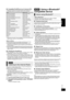 Page 1313
RQTX1260
ENGLISH
∫Compatible iPod/iPhone (as of January 2011)≥Update your iPod/iPhone with the latest software before using this unit.
≥Compatibility depends on the software version of your iPod/iPhone.
≥Depending on the model, it may be necessary to remove the iPod/iPhone and 
select the album, artist, etc. on the iPod/iPhone.
Notes on iPhone:≥All phone features can only be controlled by the iPhone’s touch screen.
≥The unit does not display incoming calls or the phone status.
≥The ringtone of...