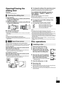 Page 99
RQTX1260
ENGLISH
Opening/Closing the 
sliding door
Preparation
Press [Í] to turn the unit on.
For disc operations:
AWhile the sliding door is closed, press [CD