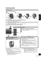 Page 99
 (ENG) VQT4U55
ENGLISH
Inser ting media
≥Make sure that the unit does not fall when inserting or 
removing media.
≥ When moving this unit, be sure to remove all media and turn 
this unit to standby mode.
*1: Refer to “Playable media” for compatible models. ( l5)
*2: When using the “IPOD_PORT” connection, do not connect 
the following models to this unit:
– iPod classic, iPod [4th (color display), and 5th (video) 
generation], iPod nano (1st generation)
Unexpected behavior may occur.
*3: When using the...