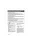 Page 6VQT5A866
∫Cautions for using around 
water
Conform to following. Improper use may result in a 
malfunction.
• Securely close the terminal cover.
• Do not open or close the terminal cover with wet  hands or when water droplets are on this unit. Doing 
so may cause malfunction such as terminal rusting 
with the water droplets.
• Do not connect and use a USB cable or an audio  cable (not supplied).
• Do not pour soap water or detergent, or immerse in  water.
• Remove any hair, lint, sand, dust, etc., that...