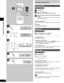 Page 1212
RQT5706
Compact disc operations
1
2
3
A
3
4 2
15
RANDOMB
3
4 2 15
3
4 215
REW/3FF/4
MUTINGFM MODE/BPREV MODESOUND EQ
TUNE
MODE
2
3 1
CLEAR
Listening to compact discs
Direct access play
by remote control only
Press [DISC].
(within 10 seconds or so)Press [1] – [5] to select the disc you want.
Press the numeric button to select the desired track
number.
The CD will be played from the selected track to the last track
of the final disc (z page 11).
To select a two-digit track
Press [≥10] and then the two...