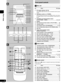 Page 8Before using
8
RQT5706
 Remote control
Buttons such as 2 functions in exactly the same way as the buttons
on the main unit.
No. Name Ref. page
;Auto off button (AUTO OFF)...................................... 9
Program button (PROGRAM)................................... 13
?Muting button (MUTING)........................................... 21
@FM mode/BP button (FM MODE/BP)..................15, 19
[Sleep button (SLEEP)................................................ 24
\Disc button...