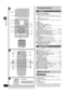 Page 8Before use
RQT5717
8
Front panel controls
AMain unit
1 11 1
1Headphone jack (PHONES) ................................................... 20
2 22 2
2 Standby/on switch (POWER )
Press to switch the unit from on to standby mode or vice versa.  In
standby mode, the unit is still consuming a small amount of
power.
3 33 3
3AC supply indicator (AC IN)
This indicator lights when the unit is connected to the AC power
supply.
4 44 4
4Display
5 55 5
5Cassette slot
6 66 6
6Remote control signal sensor
7 77 7...