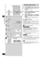 Page 10RQT5717
10
Listening operations
1
2
3
4
5
A
3
25
4
TUNER/BAND
TUNE MODE
VOLUME
DOWN UP
TUNE MODE
4/REW/ g 3/FF/ f
123
456
79010
CANCEL
AUTO OFFSLEEP
8PROGRAM TUNE MODEPLAY MODESELECTORTAPE TUNERCD
CLOCK
 TIMER
PLAY
REC
REW
CLEARFF
1
POWER
MHz
STTUNEDMHz
dB
MONOTUNEDMHz
The radio: manual tuning
1Press [POWER ] to turn the unit on.
2Press [TUNER/BAND] to select ÒFMÓ
or ÒAMÓ.
Every time you press the button:
FM W AM
3Press [TUNE MODE] on the remote
control to select ÒMANUALÓ.
Every time you press the...