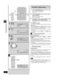 Page 10RQT6885
10
Before use
The radio: manual tuning
1Press [TUNER/BAND] to select ÒFMÓ or ÒAMÓ.
The unit comes on automatically.
Every time you press the button:
FM « AM
2Press [PLAY MODE] on the remote control to
select ÒMANUALÓ.
Every time you press the button:
MANUAL « PRESET
3Press [f 
3 33 3
3/FF] or [g 
4 44 4
4/REW] to select
the frequency of the required station.
ÒSTÓ is displayed when a stereo FM broadcast is being
received.
4Adjust the volume.
Auto tuning
Press and hold [f 
3 33 3
3/FF] or [g 
4 44...