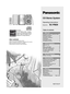 Page 1RQT7372-P
.
PPC
CD Stereo System
Operating Instructions
Model No.     SC-PM29
Table of contents
Before use
IMPORTANT SAFETY INSTRUCTIONS...2Supplied accessories...............................3The remote control...................................4Placement of speakers.............................4Connections..............................................5Front panel controls.................................7CD selection and care..............................8
Listening operations
Setting the...