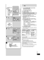 Page 99
RQT7372
CDs
1 Press [; OPEN/CLOSE] to open the disc tray, and insert the CD.
 The unit comes on automatically. Press again to close the tray.
2 Press [CD q/ h] to start play.
3 Adjust the volume.
Listening to the desired CDs or album
1 Press [CD 1] - [CD 5] to select the desired disc tray. The unit comes on automatically. Play starts if there is already a CD in the tray. 2 Press [; OPEN/CLOSE] to open the disc tray, and insert the CD. Press again to close the tray. Repeat steps 1 and 2 to put CDs in...