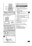 Page 13RQT6530
13
Listening operations
1
2
3
4VOLUME
DOWN UP
2  3
CD CHANGE
CD 1 CD 2 CD 3 CD 4 CD 5
CD CHECK
ACD CHECK
1CD CHECK
4
CD 1 CD 2 CD 3 CD 4 CD 5
DEMO
1
CD/
c
CD indicator
Elapsed play time Track numberDisc tray Label must face upward.
Tray
number
CDs
Listening to a CD placed in a
specific tray
Preparation: Press [2/J CD] and then [L/–DEMO].
Selecting the desired tray number and placing
a CD in it
1Press [c CD CHANGE].
2(Within about 10 seconds)
Press [CD 1] – [CD 5] to open the tray and
insert the...