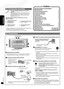 Page 14RQTX1051
RQTX1051
14
ESPAÑOL
RQTX1051
RQTX1051
Por favor verifique e identifique los accesorios 
incluidos.
Use los números indicados entre paréntesis cuando 
solicite refacciones. (Los números de producto son 
correctos a enero de 2010. Podrían estar sujetos a 
cambio sin previo aviso.)
Para pedir accessorios, llame al distribuidor con el que
realizó su compra.
INSTRUCCIONES DE SEGURIDAD 
IMPORTANTES  2
Precauciones al escuchar  3
Servicio a productos  3
Accesorios incluidos  4
Conexiones  4
Guía de...