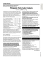 Page 11RQTX1249
11
ENGLISHENGLISH
Limited Warranty Coverage (For USA and Puerto Rico Only)If your product does not work properly because of a defect in materials \
or workmanship, Panasonic Consumer Electronics Company (referred 
to as “the warrantor”) will, for the length of the period indicat\
ed on the 
chart below, which starts with the date of original purchase (“warranty 
period”), at its option either (a) repair your product with new or\
 
refurbished parts, (b) replace it with a new or a refurbished...