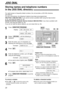 Page 2020
JOG DIAL
Storing names and telephone numbers
in the JOG DIALdirectory!
For rapid access to frequently dialed numbers, the unit provides a JOG DIALdirectory 
(50 stations). 
For your convenience, the following 2 stations have been pre-programmed.
HELP-FAX (1-800-435-7329):If you cannot correct a problem after trying the help function 
(p. 8), call using this station (p. 24).
IQ-FAX-CS (IQ-FAX Customer Service Center)(1-888-332-9728):If you have a problem with
IQ-FAX, call using this station (p. 24).
If...