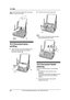 Page 9210. Help
90
For Fax Advantage assistance, call 1-800-435-7329. paper. Push the tension plate back, then press 
{SET} to clear the message.
10.5 Document jams – 
sending
1Open the front cover (1) by pulling up the 
center part (2). Remove the jammed 
document carefully (3).
2Close the front cover securely (1).
Note:
LDo not pull out the jammed paper forcibly 
before opening the front cover.
Cle aning
10.6 Document feeder 
cleaning
Clean the document feeder in the following 
cases:
–If misfeeding of the...