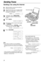 Page 3434
Sending Faxes
Sending a fax using the Internet
1
Adjust the width of the document guides to
the size of the document.
2
Insert the document (up to 10 pages) FACE
DOWN until a single beep is heard and the
unit grabs the document.
Display:
3
If necessary, press 
repeatedly to select the desired setting 
(p. 30).
4
Press .
5
Enter the fax number using the dial keypad
or .
lWhen you use the  , display
the desired item and press  .
Example:
6
Press .
SENT TO SERVER
SENDING   P 1
CONNECTING.....
TRYING...