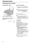 Page 46Receiving Faxes
46
Receiving Faxes 
Receiving a fax manually
Activating TEL mode
Set the fax machine to TEL mode by pressing 
{AUTO ANSWER} until the following is 
displayed.
How to receive calls
1When the unit rings, press {DIGITAL SP-
PHONE} or lift the handset to answer the 
call.
2When document reception is required, a fax 
calling tone (slow beep) is heard, or no 
sound is heard, press {FA X / S TA R T}.
CONNECTING.....
3Replace the handset.
LThe unit will start fax reception.
Note:
LIf you do not...