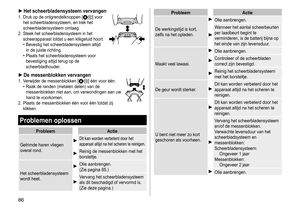 Page 8686
 ►Het scheerbladensysteem vervangen1.	 Druk	op	de	ontgrendelknoppen	[A