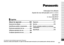 Page 257257
RO
H
SK
CZ
PL
FIN
S
N
P
DK
E
NL
I
F
D
GB
Instrucţiuni	de	utilizare
Aparat
	
de
	
ras
	
reîncarcabil 	
(pentru	uz	casnic)
Nr
.
	
Model
	
E\b‑R
 T67
E\b‑RT47
E\b‑RT37
Vă	mulţumim	că	aţi	achiziţionat	acest	produs	Panasonic.
Înainte de a utiliza acest dispozitiv , vă rugăm să citiţi toate aceste instrucţiuni şi să le păstraţi pentru referinţe ulterioare �
Măsuri de siguranţă ..................... 260
Domeniul de utilizare
 
 �����������������������������
263
Identificarea părţilor componente...