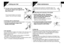 Page 5English
  5
Blade	maintenanceCare
The following is the symbol for a washable clipper. The 
symbol means the hand‑held part may be cleaned under 
water.
Mounting	and	removal	of	the	blade
1.	Hold	the	clipper	with	the	“Panasonic”	
mark	facing	upward	and	push	the	blade	
with	your	thumb	while	catching	the	
blade	in	your	other	hand. 	
Be sure to set the switch to “0•CHARGE” 
before you remove the blade.
•
2.	To	remount	the	blade,
	fit	the	mounting	
hook	into	the	blade	mounting	on	the	
clipper	and	push	in	until...