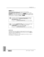 Page 123Button
The surround sound function can be turned on from both the
[PAN/SURROUND>SURROUND]window or the assign switch on the
[CHANNEL]window. Move the cursor to the  button, and press the
ENTERbutton. The button appears as inverse video when engaged, and the
data field below it changes from  to  .
[LR:C] Field
This field sets the ratio of the left or right output level versus the center
output level. Select the [LR:C] field with the cursor, and use the JogDial to
change the values from 0:10 to 10:0.
The...