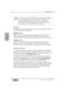 Page 178Chapter 12 
DA7 Users’ Guide12-3
12
D-I/O
[Fs] Field
The [Fs](frequency sample) data field shows the current frequency selected,
44.1k or 48k or external wordclock.
Button
When you select the internal sample frequency of 44.1k, this button will
appear as inverse video in the window. The DA7 becomes the master
wordclock source, and generates the sample frequency reference of 44.1kHz.
Button
When you select the sample frequency of internal 48k, this button will
appear as inverse video in the window. The...