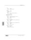 Page 305Appendix F
DA7 Users’ GuideF-5
F
Technical
Specifications
TO PC
in/out: In and Out
Connector: Mini-DIN Connector 8P
RS422/485
in/out: In and Out
Connector: D-sub 9P
FOOT SWITCH
in/out: In
Level: TTL level, Normally Open (Unlatch type)
Connector: Phone jack
Optional Accessories
Meter Bridge
Type: Bargraph LED, 26 channels, 15 points for each
Format: RAMSA original Level NET II
Power: DC 7v
Connector: D-sub 15P
ADAT Interface card (8 in / 8 out)
Type: ADAT (DIRECT OUT / BUS / AUX / MASTER, Input 9-32)...