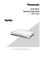 Page 1Before attempting to connect or operate this product,
please read these instructions carefully and save this manual for future use.
Model No.WR-XS3
Audio Mixer
Operating Instructions 