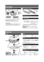 Page 52
34
2
3
4
Plug in firmly.
1       0 : 01
1
1
Plug in firmly.
How to Use
Playback
Open the lid and insert a CD.
Release HOLD.
Track number Elapsed playing
time of track 
Press.
Adjust the volume 
(0 - 25) by moving [1/∫]
toward [r] or [s].
Long cord to the
right.
Pause
Remote controlMain unit
Press.Not available.
∫Press again to restart play.
Search
Remote controlMain unit
Move and hold
during play.
≥You cannot search while playing MP3.≥ You can search only within the current track during program, one...