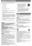 Page 2IMPORTANT SAFETY INSTRUCTIONS
2
∫Batteries≥Do not peel off the covering on batteries and do not use if the covering
has been peeled off.
≥Align the poles iand jcorrectly when inserting the batteries.
≥Do not mix different types of batteries or old and new batteries.
≥Remove the batteries if you do not intend to use the unit for a long time.
≥Do not throw into fire, short-circuit, disassemble, or subject to excessive
heat.
≥Do not attempt to recharge dry cell batteries.
≥When carrying batteries in a...