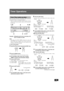 Page 43English
43
RQT6087
Timer Operations
Before proceeding with timer programming, make sure that the
present time has been set correctly. (see page 41)
With the exception of the MENU and SET buttons, the timer
settings must be made using the controls on the front panel of
the main unit.  
Example:  Setting the unit to turn on and play a CD 
from 7:15 AM to 8:15 AM.
Note
The setting of the DAILY TIMER (activated every day) and
ONCE-TIMER (only conducted once and then erased from
memory) is performed...