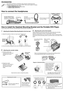 Page 4Accessories
Use numbers indicated in parentheses when asking for replacement parts.
(Product numbers correct as of January 2006. These may be subject to change.)
∑ 2  Stereo headphones (RP-HT40)∑ 1  Headrest Mounting Bracket (RXQ1405A)∑ 1  Monitor holder (RGQ0442-K)
How to connect the headphones
How to install the Headrest Mounting Bracket and the Portable DVD Player.
You can enjoy video in the back seat attaching the unit to the back of the front seat.
1Attaching the Headrest Mounting Bracket to the...